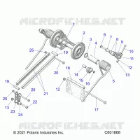 SUSPENSION, TRASERO ARM PAR
