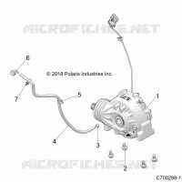 DRIVE TRAIN, FRONT MONTAJE DE ENGRANAJES