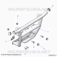 CHASSIS, FRONT PARACHOQUES