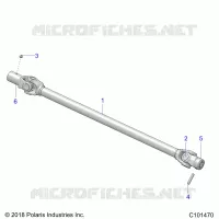 TREN, PROP SHAFT, FRONT