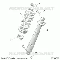 SUSPENSION TRASERA SHOCK MOUNTING