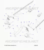 CHASSIS, PROTECCIÃ³N DEL EMBRAGUE, FOOTRESTS, TUNNEL GRIPS