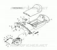 ASIENTO, FUEL TANK AND CONSOLE