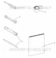 KIT DE HERRAMIENTA LITE 0963433, EURO LITE E963433 and LITE DELUXE 0963431 (4931663166C003)
