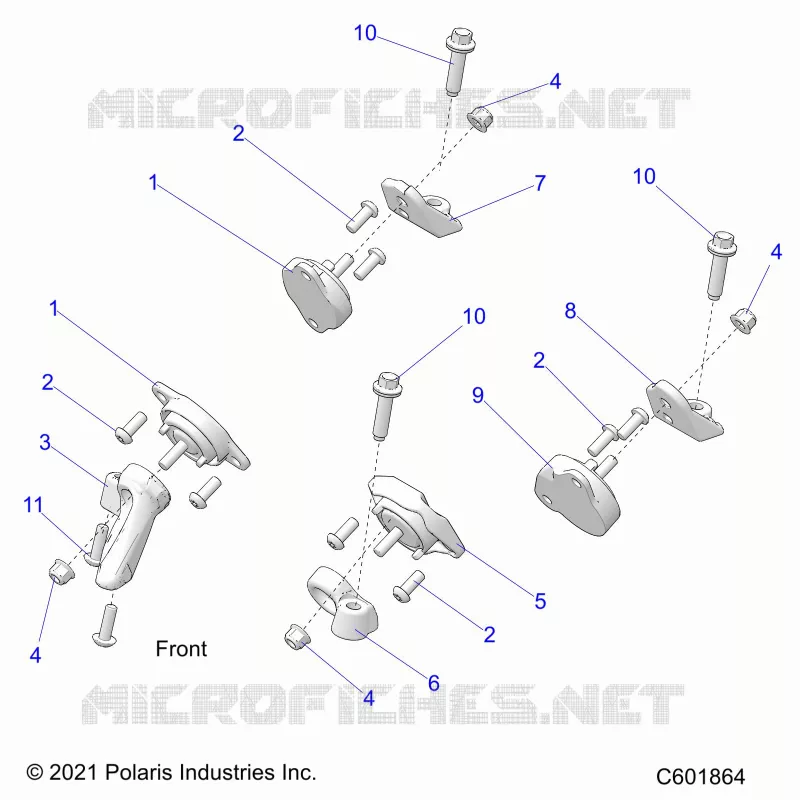 MOTOR, MOUNTING & LONG BLOCK