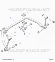 SUSPENSION, FRONT, BARRA ESTABILIZADORA