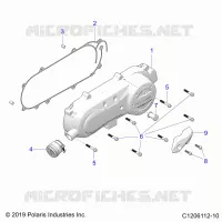 TREN, CLUTCH COVER AND DUCTING