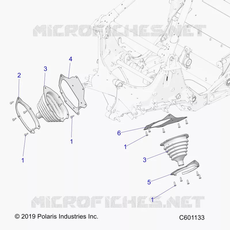 CHASIS, TIE ROD BOOT ASM.