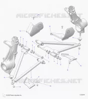 SUSPENSION, A-ARM AND PUNTAL MOUNTING