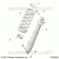 SUSPENSION TRASERA SHOCK MOUNTING