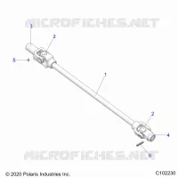 TREN, FRONT PROP SHAFT