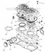 CILINDRO 440 XCR SP 0961760 (4931583158C008)