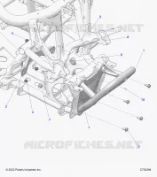 CHASSIS, FRONT GEARCASE AND PARACHOQUES DELANTERA
