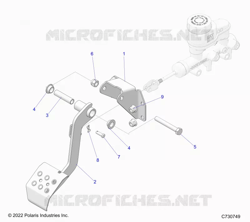 BRAKES, PEDAL AND CILINDRO MAESTRO