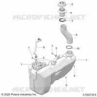 SISTEMA DE COMBUSTIBLE, FUEL TANK