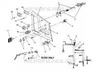 CONSOLA XLT RMK 0960956, XLT SKS 0960556, and EUROPEAN XLT SKS E960556 (4931813181A012)
