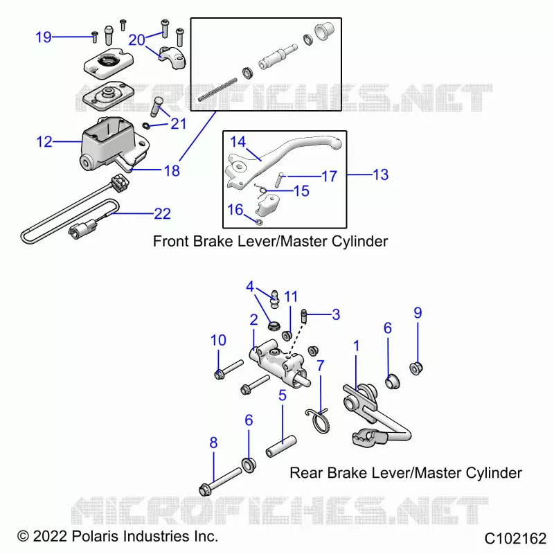 BRAKES, BRAKE LEVERS AND CILINDRO MAESTROS