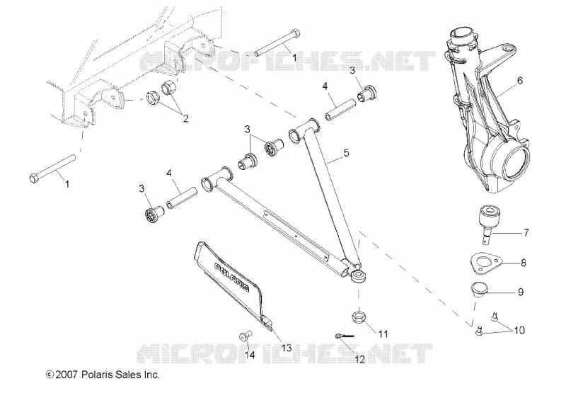 SUSPENSION, A-ARM and PUNTAL MOUNTING