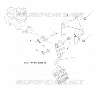 BRAKES, PEDAL AND CILINDRO MAESTRO MOUNTING