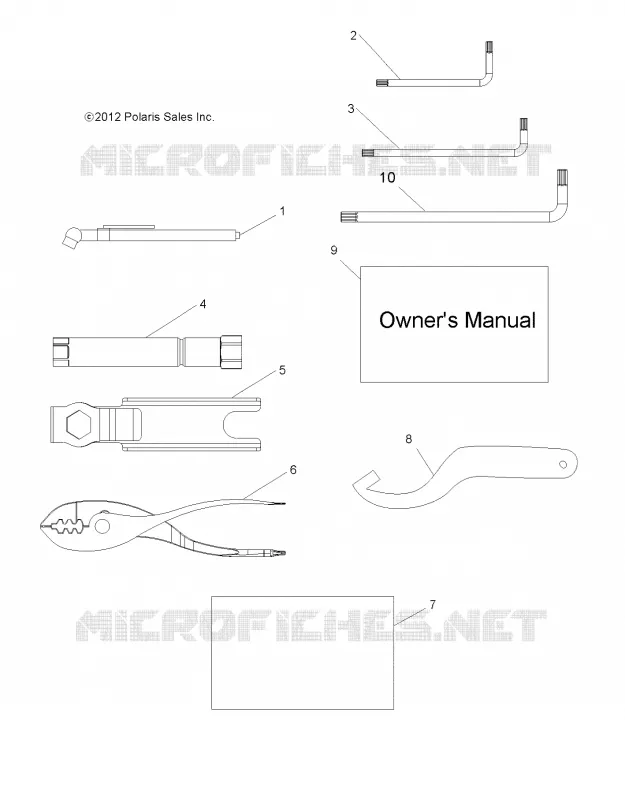 REFERENCES, KIT DE HERRAMIENTA AND EL MANUAL DEL PROPIETARIOS