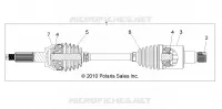 TREN, REAR HALF SHAFT