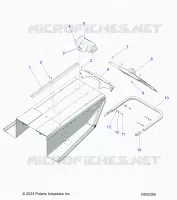 PARACHOQUE, REAR, SNOWFLAP AND TAILLIGHT COVER