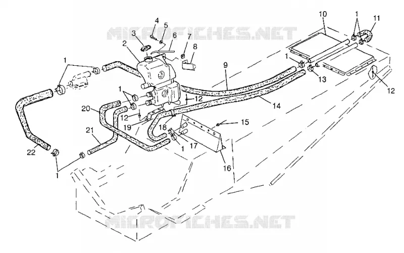 SISTEMA DE REFRIGERACIÓN 700 RMK 0970966, 700 SKS 0970566, and EUROPEAN 700 SKS E9705 (4938573857B006)