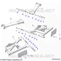 SUSPENSION TRASERA CONTROL ARMS
