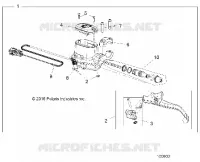 FRENO FRONTAL BRAKE LEVER AND MASTER CYLINDER