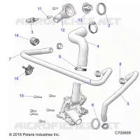 MOTOR, WATERPUMP AND BYPASS