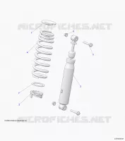 SUSPENSION, CHOQUE FRONTAL MOUNTING