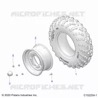 RUEDAS, FRONT TIRE