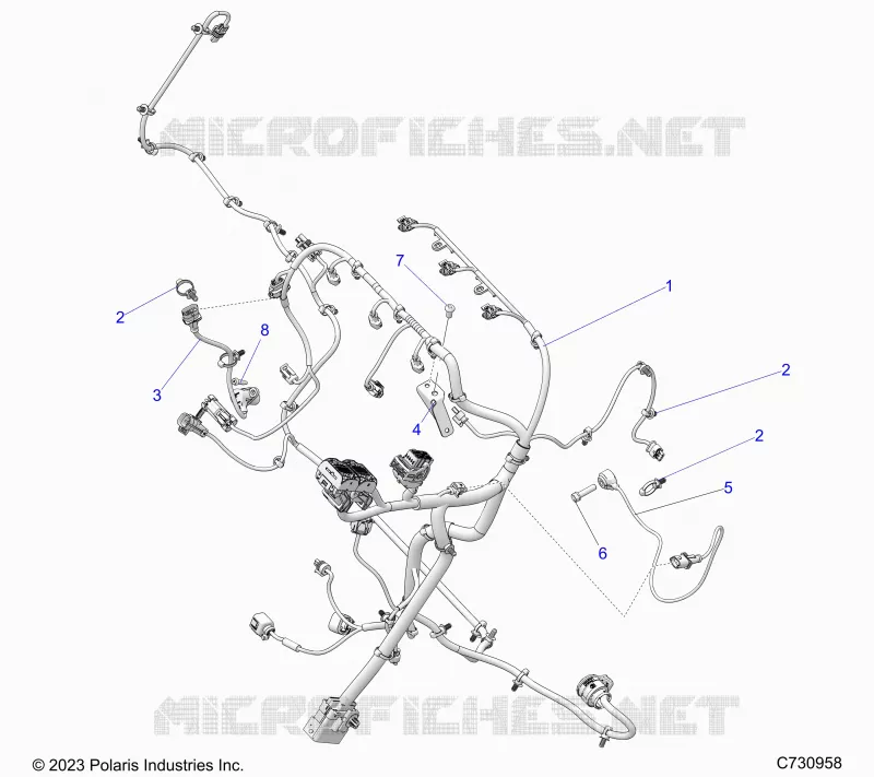 ELECTRICA, WIRE HARNESS, ENGINE
