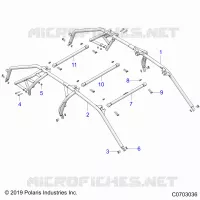 CHASSIS, CAB BASTIDOR
