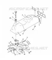 ASIENTO/TANQUE DE GAS ASSEMBLY 500 SP/500 SKS (4921262126003A)
