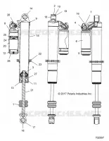 SUSPENSIÃ“N DELANTERA SHOCK INTERNALS