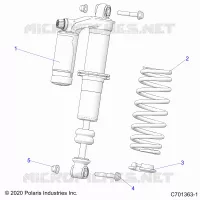 SUSPENSION, CHOQUE FRONTAL
