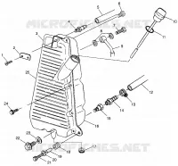 TANQUE DE ACEITE  Scrambler 500 W97BC50A (4943074307A014)