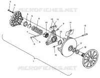 Embrague ASSEMBLY 440 XCR SP 0941660 (4927082708023A)