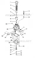 CARBURADOR WIDETRAK GT / X932061 (4924722472031A)