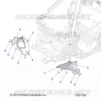CHASSIS, TIE ROD BOOT ASM.