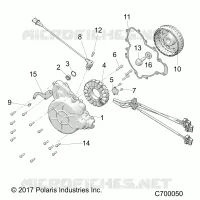 ENGINE, STATOR AND VOLANTE