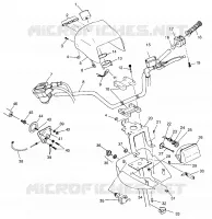 MANILLAR y la linterna POD XPLORER 400L W98CC38C (4945414541B011)