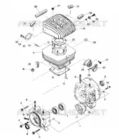 CRANKCASE AND CILINDRO (4913501350031A)