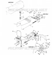 ASIENTO Y tanque de gas ASAMBLEA Storm 0950782, Storm SKS 0950582,  Euro Storm E9 (4929012901A008)