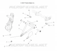 SUSPENSION, A-ARM and PUNTAL MOUNTING