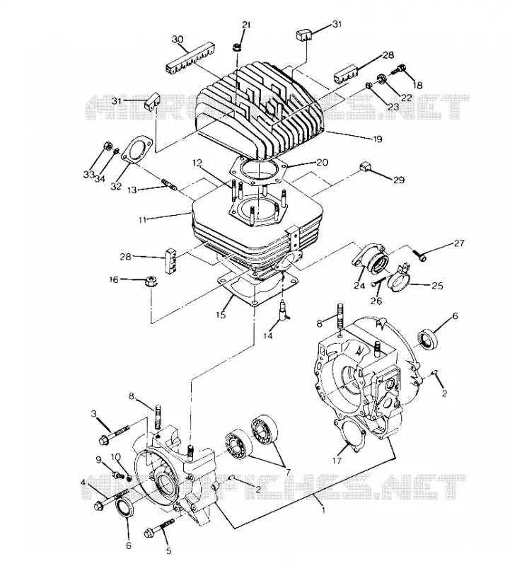 CAJA DEL CIGÜEÑAL AND CILINDRO 250 4X4 / W928127 (4922872287C013)