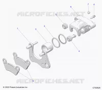 BRAKES, PINZA FRENO TRASEIRA