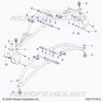 SUSPENSIÃ“N DELANTERA A-ARM MOUNTING