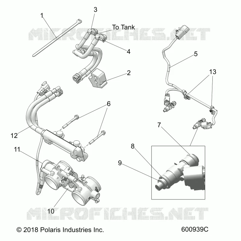 SISTEMA DE COMBUSTIBLE, RAIL, LINES AND THROTTLE BODY